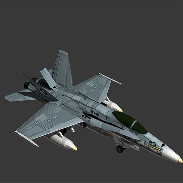 陆川3D舰载战斗机模型